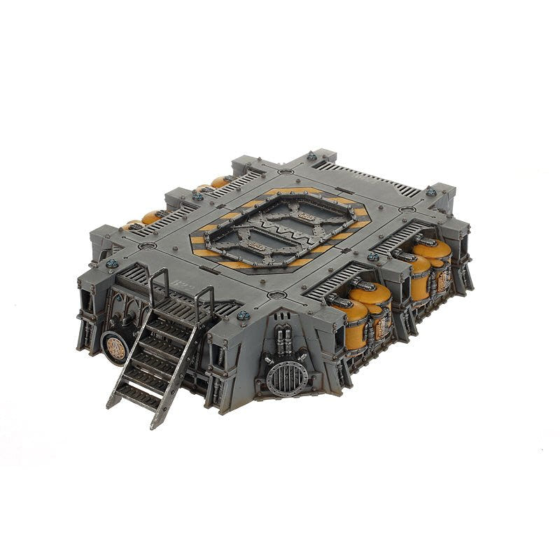 Painted Battlezone Fronteris Landing Pad from the stairway side, showing access steps