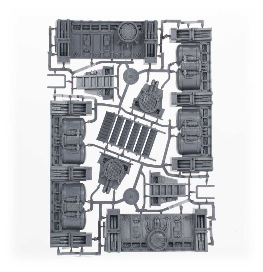 Battlezone Fronteris: Landing Pad sprue contents - Loaded Dice
