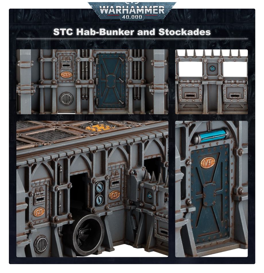 Battlezone Fronteris: STC Hab-Bunker & Stockades model detail - Loaded Dice