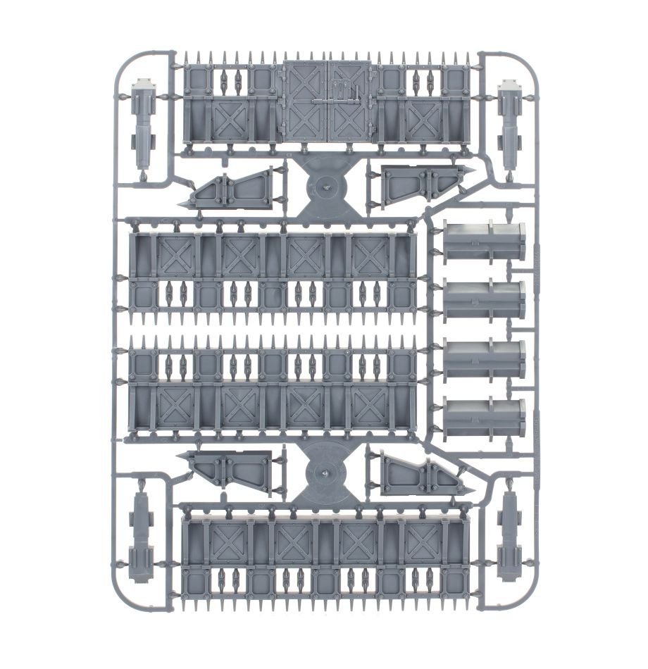 Battlezone Fronteris: STC Hab-Bunker & Stockades sprue contents - Loaded Dice