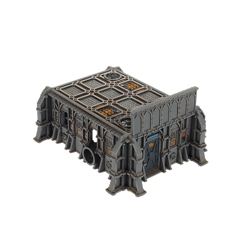 Battlezone Fronteris: STC Hab-Bunker & Stockades painted miniature - Loaded Dice