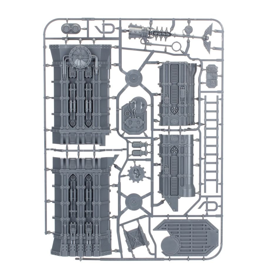 Battlezone Fronteris: Vox-Antenna/Auspex Shrine sprue contents - Loaded Dice