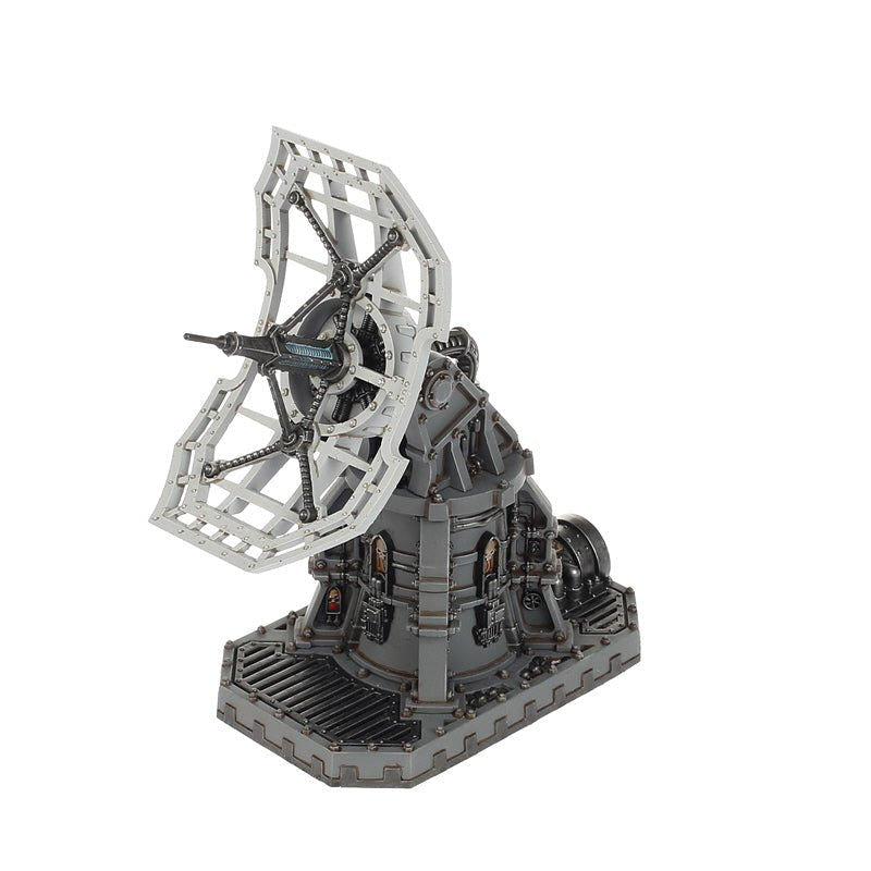 Painted Battlezone Fronteris Auspex Shrine with its large white sensor dish