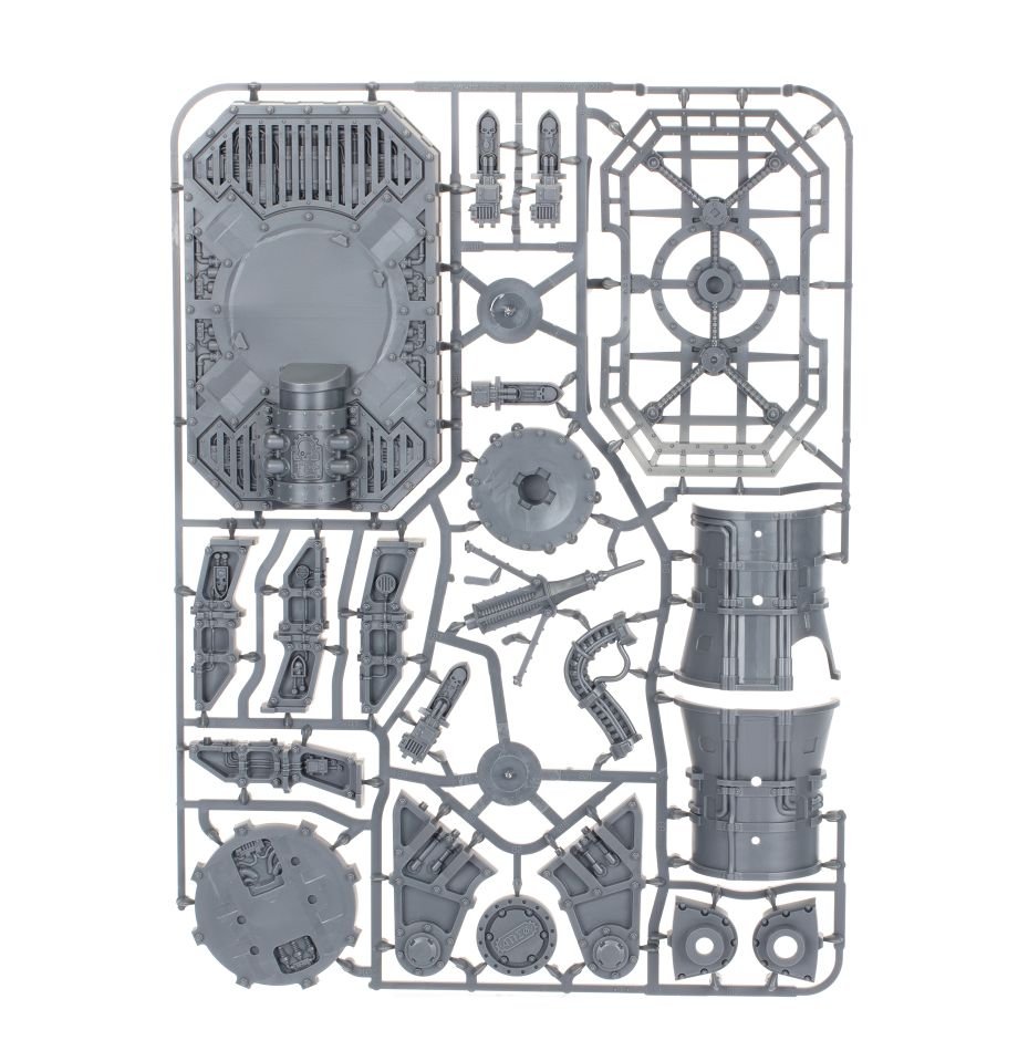 Battlezone Fronteris: Vox-Antenna/Auspex Shrine sprue contents - Loaded Dice