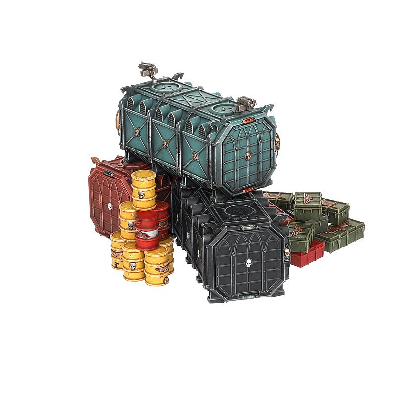 Battlezone Manufactorum: Munitorum Armoured Containers painted miniature - Loaded Dice