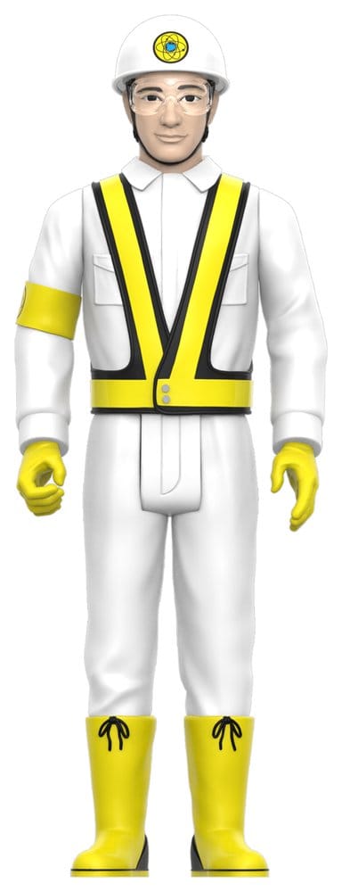 Ad-Rock ReAction figure in white Intergalactic suit, hard hat, yellow sash and boots
