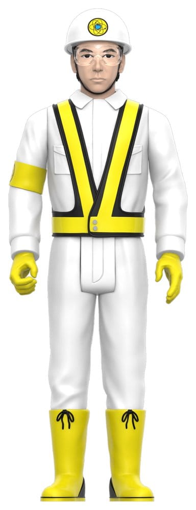 MCA ReAction figure in white hazard suit with yellow high-vis sash, gloves and boots