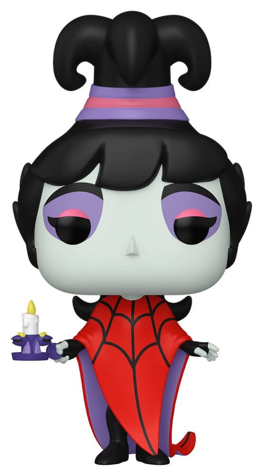 Funko Beetlejuice animated POP! Lydia Deetz vinyl figure in red cape holding a candle