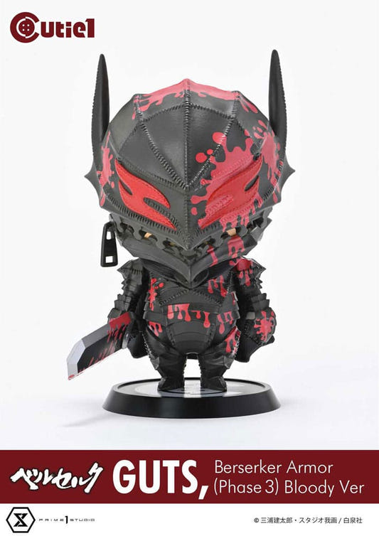 Prime 1 Studio Cutie1 Berserk Guts Berserker Armor Phase 3 Bloody Ver. figure, front view