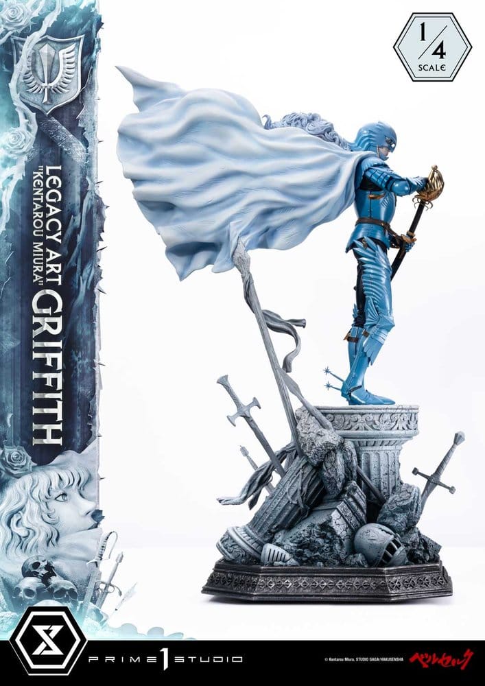 Berserk Legacy Art "Kentarou Miura" Statue 1/4 Griffith 93 cm