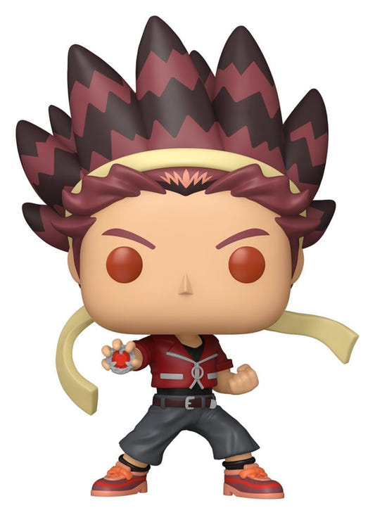 Funko Beyblade X POP! Animation Robin Kazami vinyl figure with spiky hair and red jacket