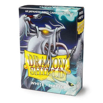 Dragon Shield - Matte Japanese Size Sleeves 60pk - White - Loaded Dice