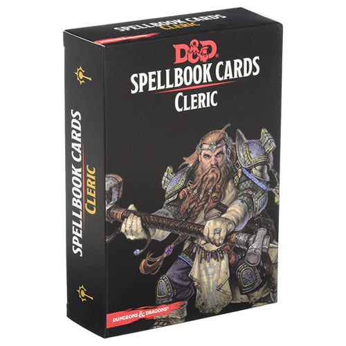 Dungeons & Dragons - Cleric Spellbook Cards - Loaded Dice Barry Vale of Glamorgan CF64 3HD