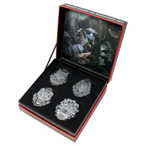 Dungeons & Dragons - Volos Guide to Monsters Medallion Set - Loaded Dice Barry Vale of Glamorgan CF64 3HD