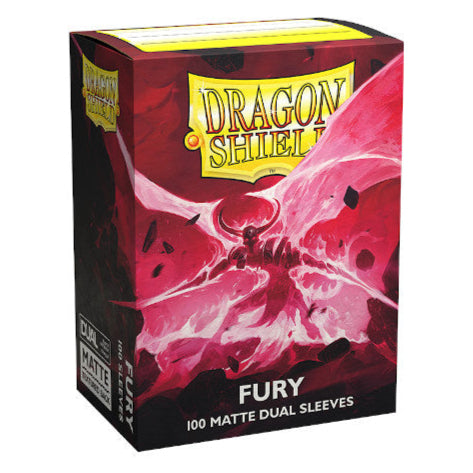 Dragon Shield - Matte Dual Standard Size Sleeves 100pk - Fury - Loaded Dice