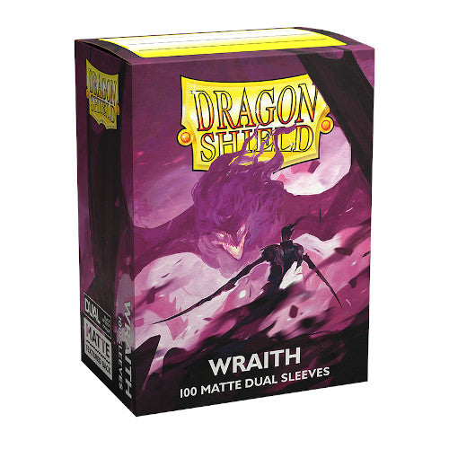 Dragon Shield - Dual Matte Standard Size Sleeves 100pk - Wraith - Loaded Dice