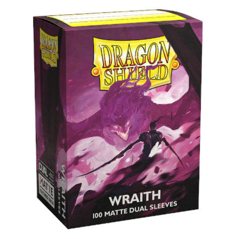 Dragon Shield - Matte Dual Standard Size Sleeves 100pk - Wraith - Loaded Dice