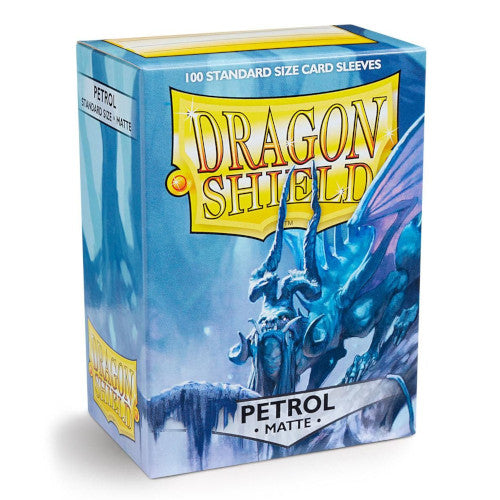 Dragon Shield - Matte Standard Size Sleeves 100pk - Petrol - Loaded Dice