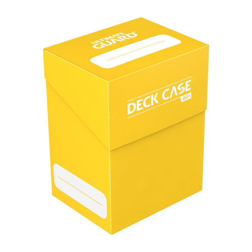 Ultimate Guard - Deck Case 80+ Standard Size - Yellow - Loaded Dice Barry Vale of Glamorgan CF64 3HD