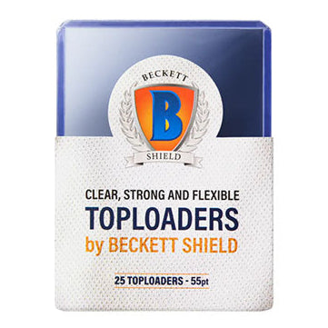 Beckett Shield - Toploader 55pt 25 Pack - Loaded Dice