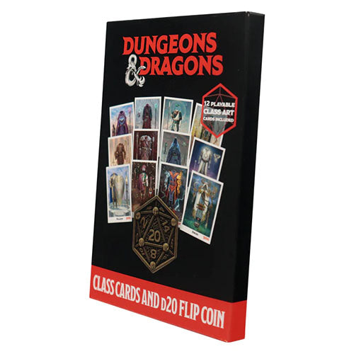 [PRE ORDER] Dungeons & Dragons - Set of 12 Class Cards & Coin Set - Loaded Dice