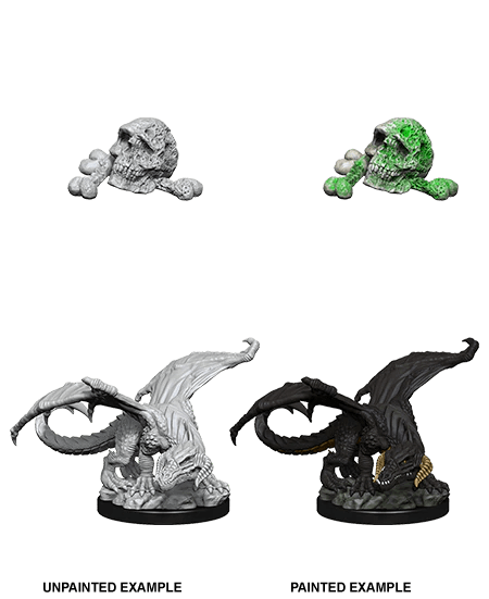 Black Dragon Wyrmling - Dungeons & Dragons Nolzur’s Marvelous Miniatures - Loaded Dice