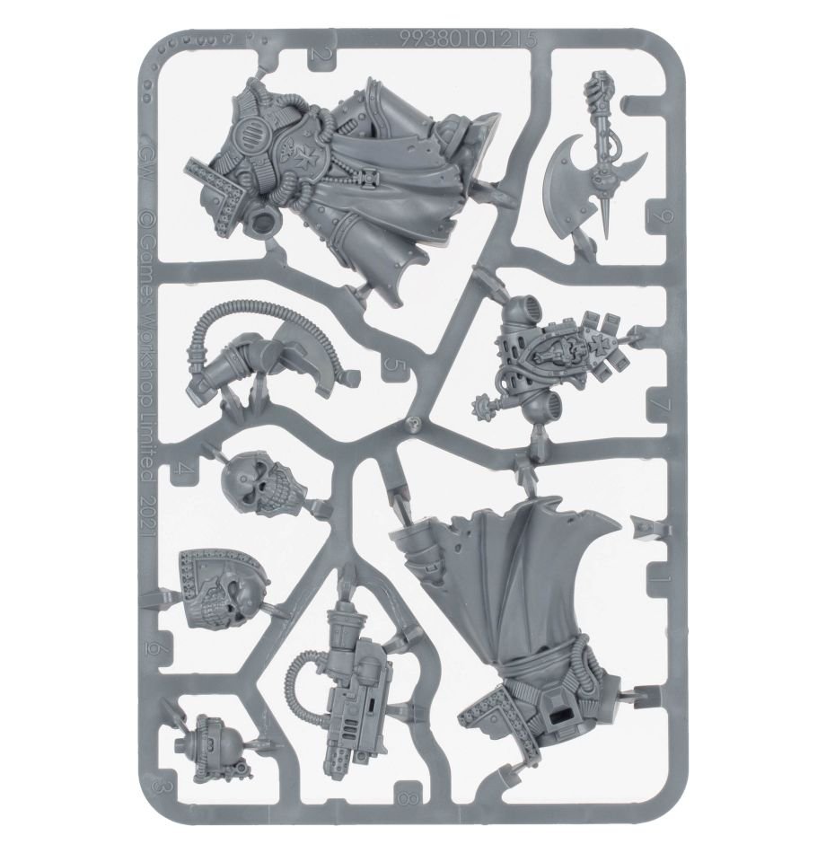Black Templars: Castellan sprue contents - Loaded Dice