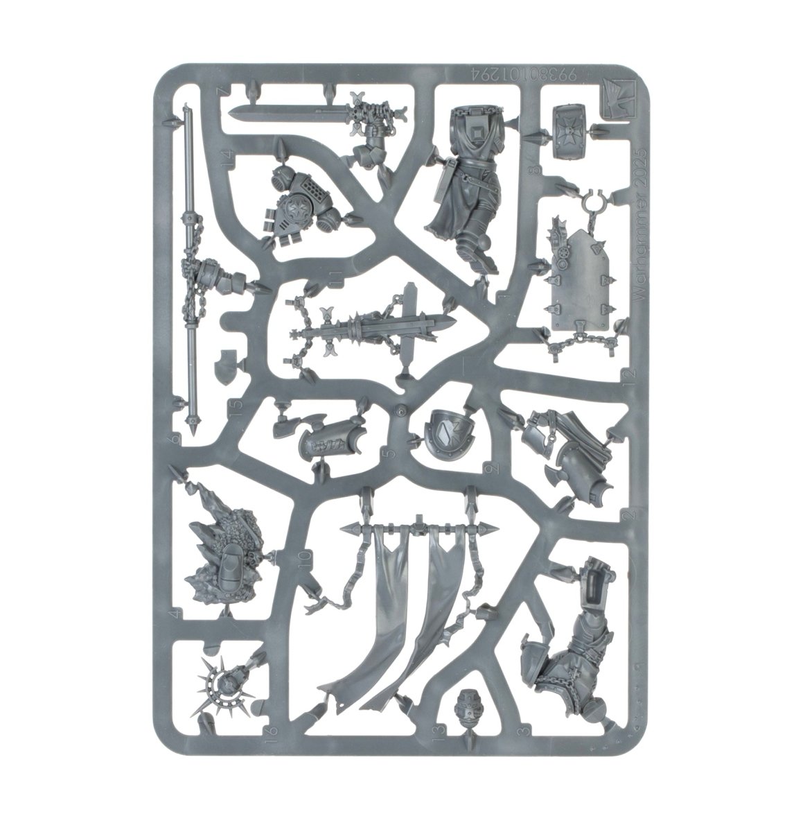 Black Templars: Crusade Ancient sprue contents - Loaded Dice