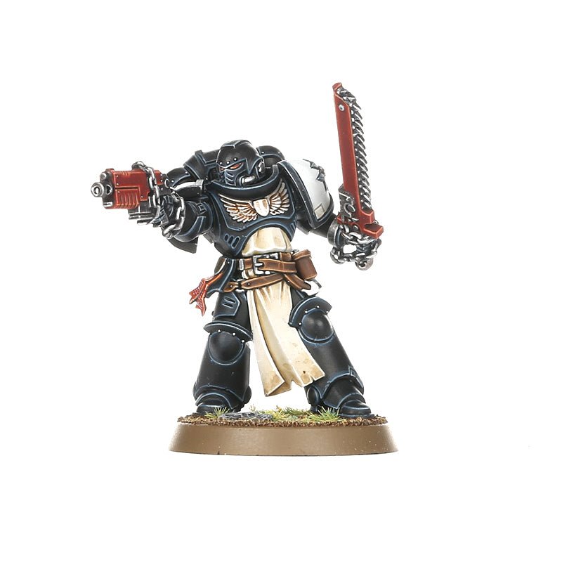 Black Templars: Primaris Crusader Squad Initiate painted miniature - Loaded Dice