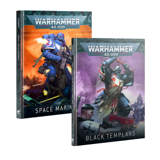 Black Templars & Space Marines Codex Bundle (10th Editions) - Loaded Dice