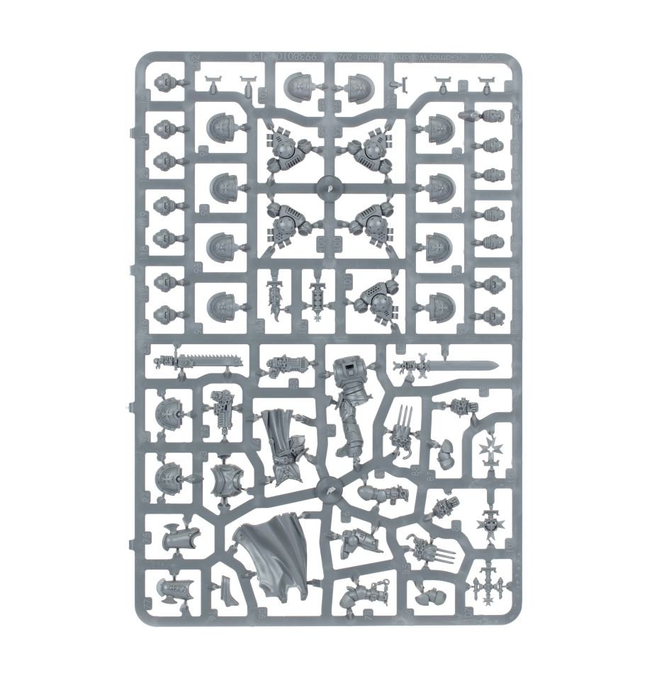 Black Templars: Sword Brethren sprue contents - Loaded Dice