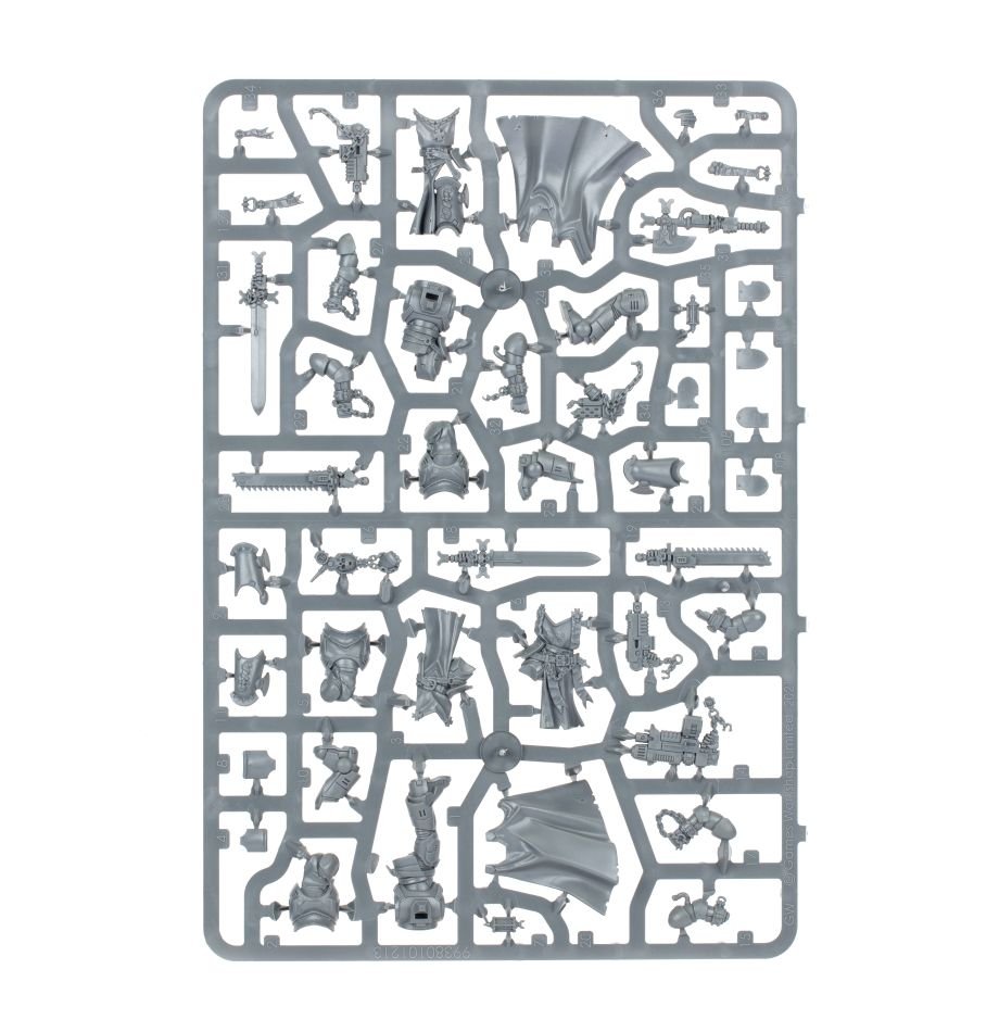 Black Templars: Sword Brethren sprue contents - Loaded Dice