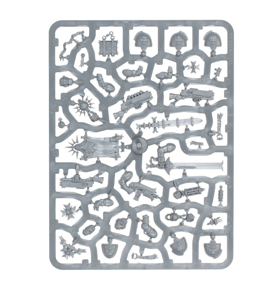 Black Templars: Upgrades and Transfers sprue contents - Loaded Dice