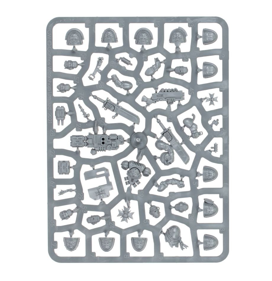Black Templars: Upgrades and Transfers sprue contents - Loaded Dice