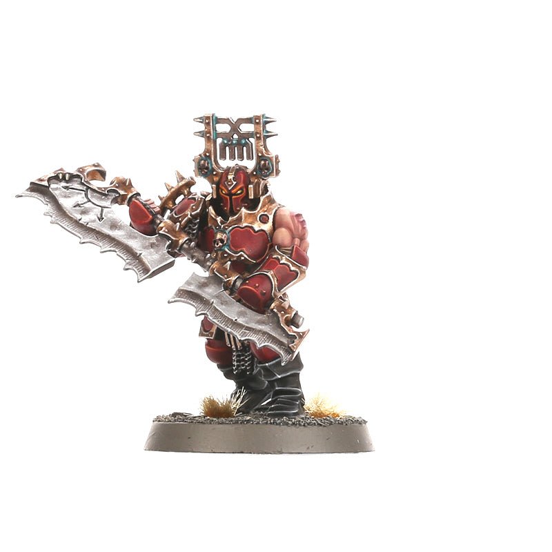 Blades of Khorne: Blood Warriors painted miniature - Loaded Dice