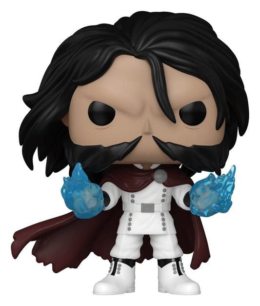 Funko Pop! Animation Bleach Yhwach vinyl figure in white uniform with blue flame hands
