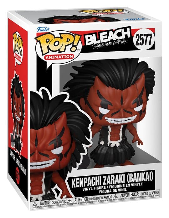 Bleach: Thousand-Year Blood War Funko Pop! Kenpachi Zaraki (Bankai) 2577 in its window box