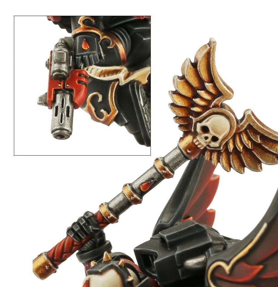 Blood Angels Chaplain with Jump Pack - Loaded Dice