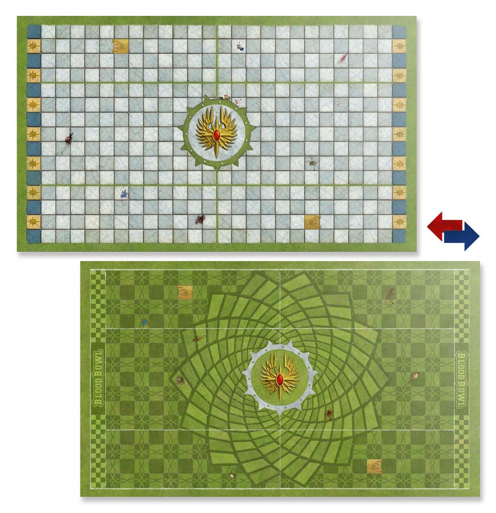 Blood Bowl: High Elf Pitch - Loaded Dice