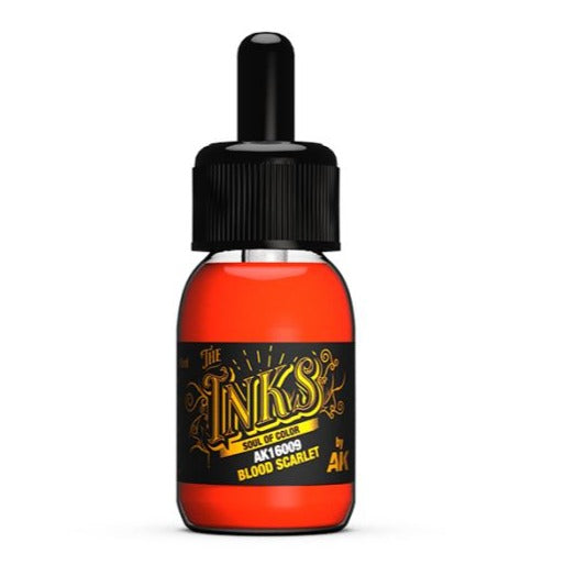 AK Interactive - The Inks - Blood Scarlet AK16009 - Loaded Dice