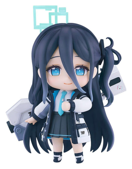 Good Smile Company Nendoroid Aris Tendou from Blue Archive, cut-out with railgun on her back