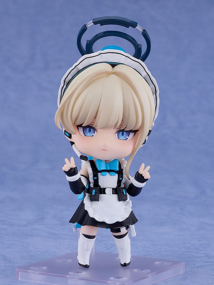 Toki Asuma Nendoroid giving double peace signs, front view