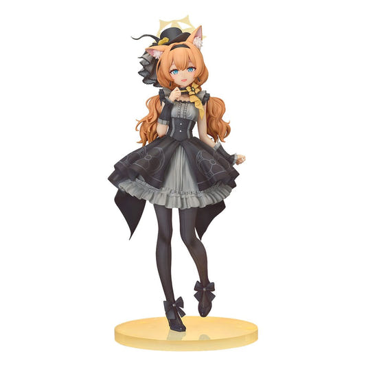 Good Smile Company 1/7 Blue Archive Mari (Pop Idol) statue in black idol dress, front view