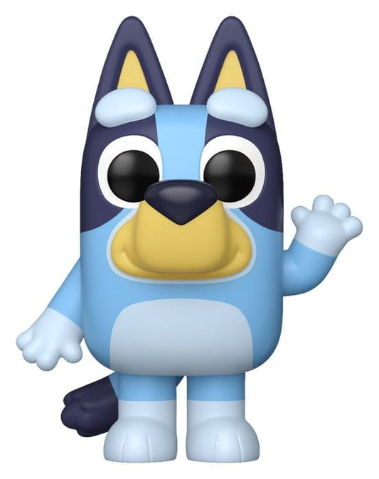 Funko Pop! Animation Bluey vinyl figure waving, from the Bluey TV series