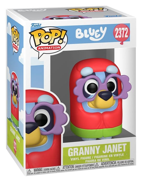 Funko Bluey POP! Animation Granny Janet vinyl figure in window box, number 2372