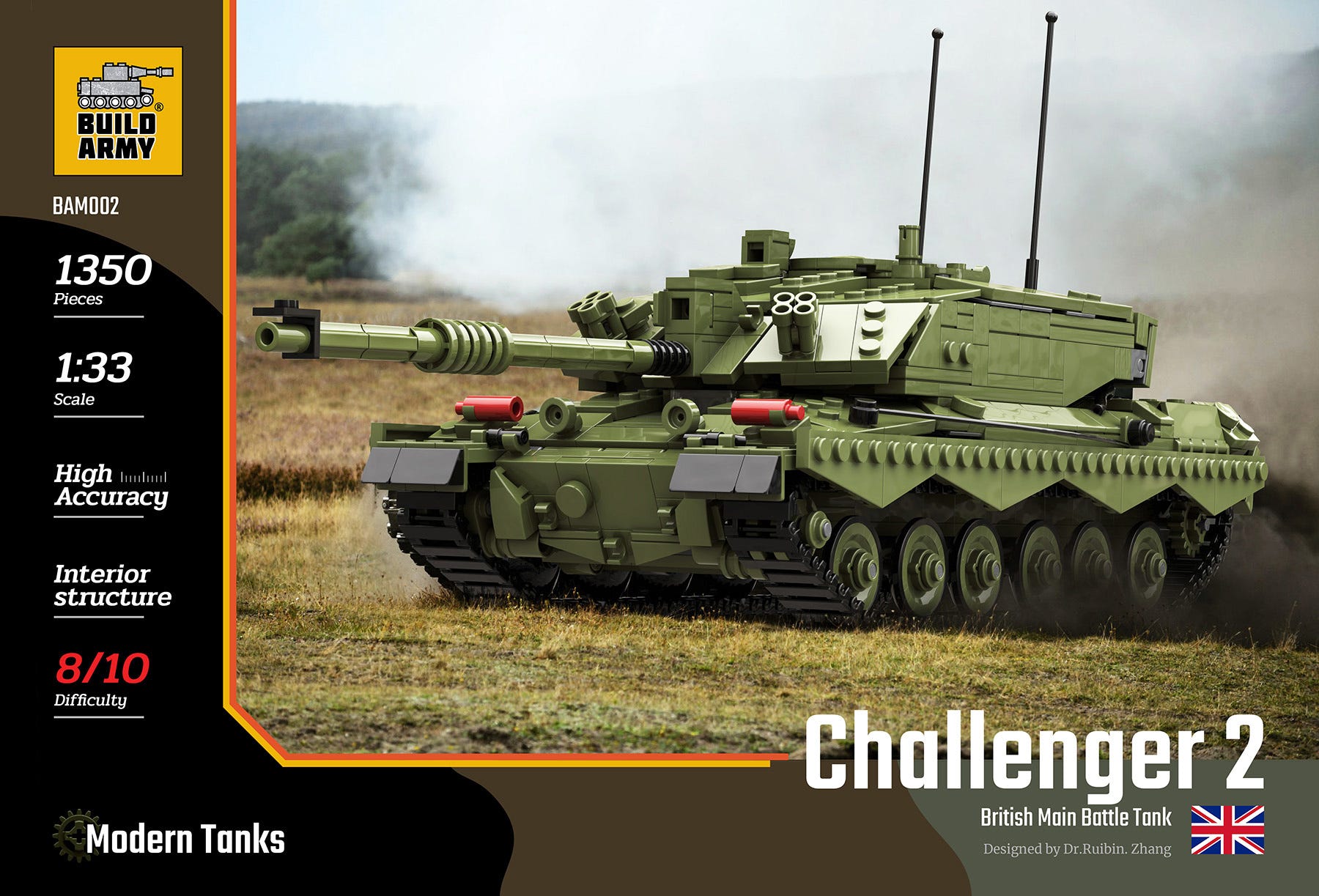 Buildarmy 1:33 Challenger 2 Main Battle Tank - BM002
