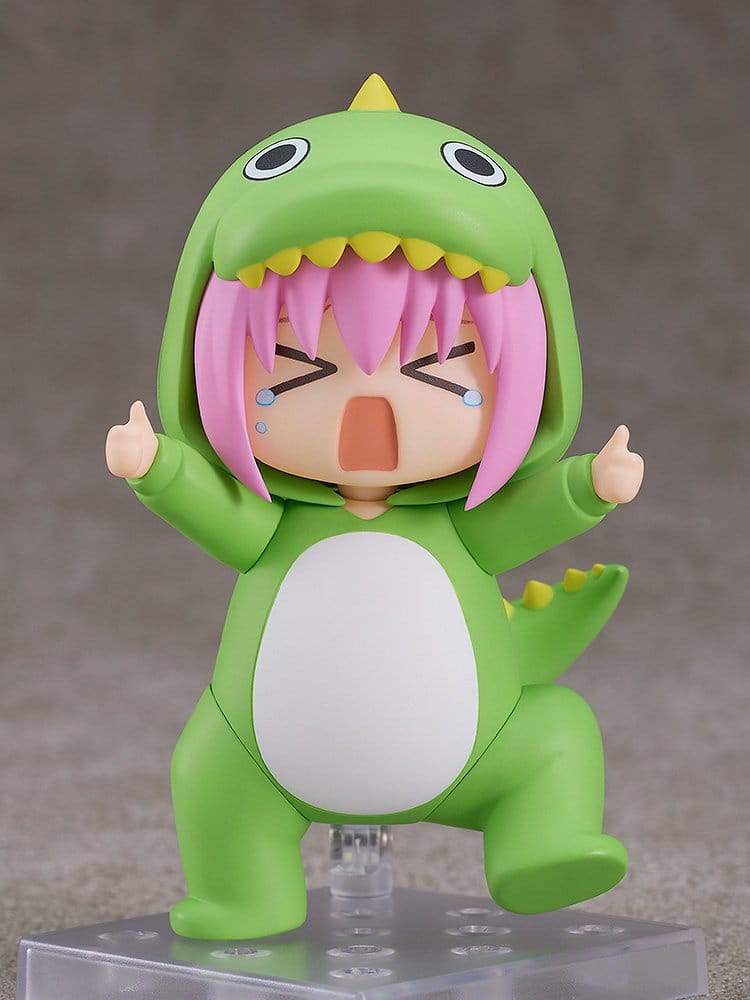 Bocchi the Rock! Nendoroid Hitori Gotoh Attention-Seeking Monster Ver., crying pose on clear stand, front view
