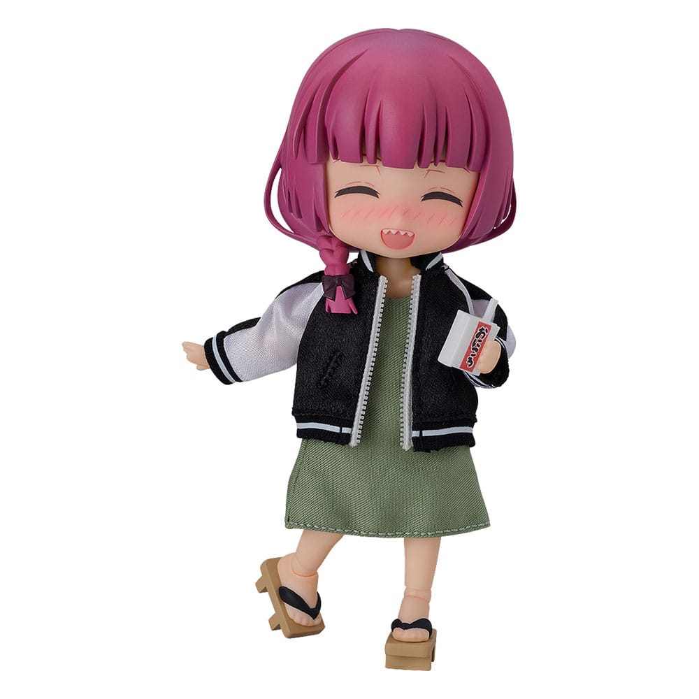 Kikuri Hiroi Nendoroid Doll by Good Smile Company in souvenir jacket and green dress, Bocchi the Rock!