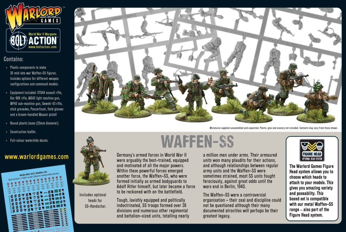 Bolt Action - Waffen SS - Loaded Dice