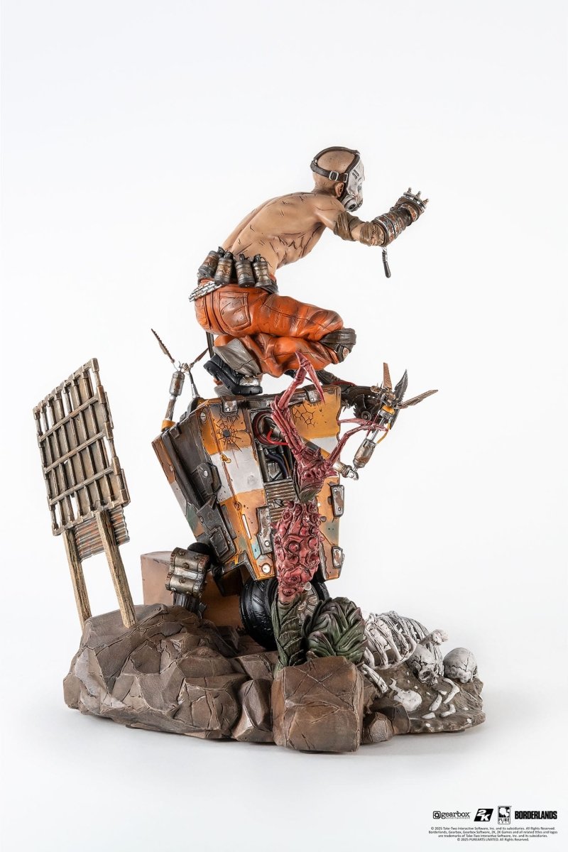 Borderlands 3 Statue 1/6 Psycho & Claptrap Diorama 40cm - Loaded Dice